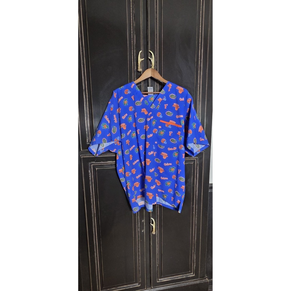Florida Gators Scrub Top Dudz Xl , Hospital Workwear,  Veterinary,  29" Pit...